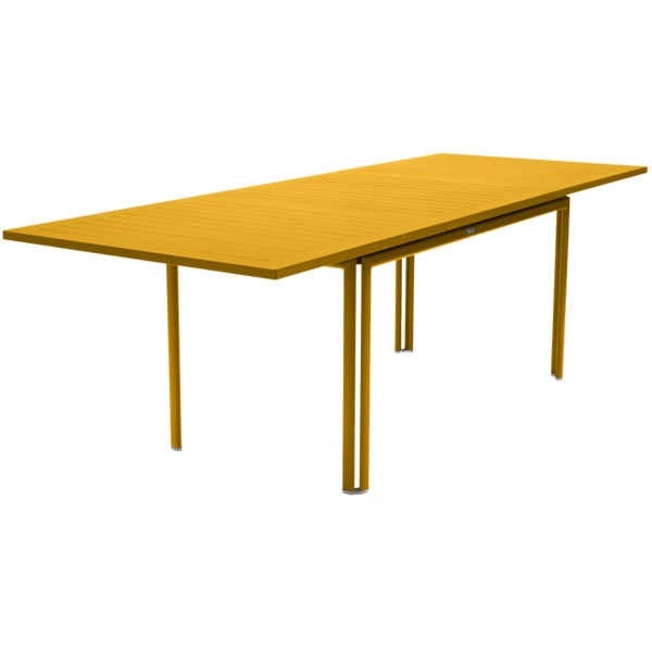 Costa Outdoor Dining Extending Table By Fermob in Honey 2023