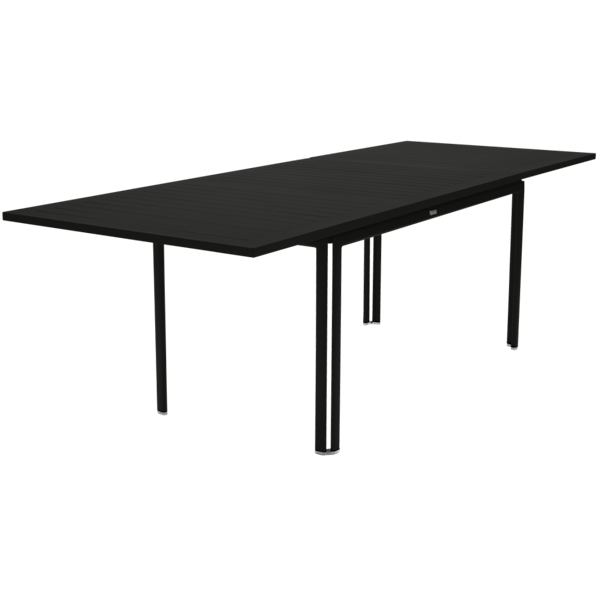 Costa Outdoor Dining Extending Table By Fermob in Liquorice