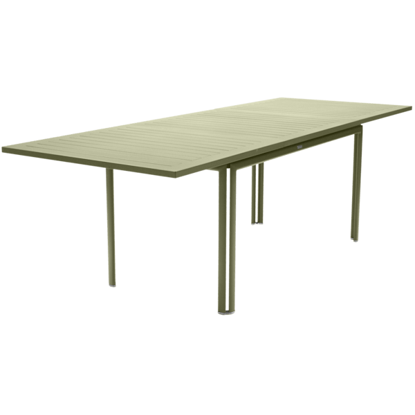 Costa Outdoor Dining Extending Table By Fermob in Willow Green