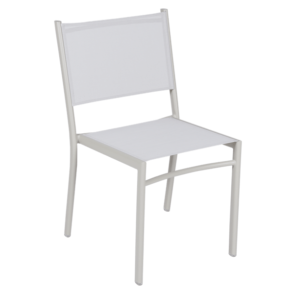 Costa Outdoor Dining Chair By Fermob in Clay Grey