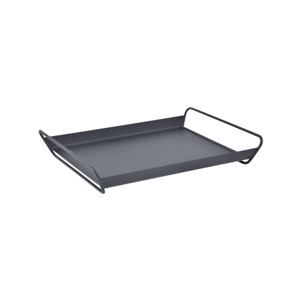 Alto Metal Tray Large By Fermob in Anthracite
