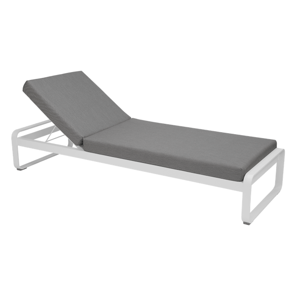 Bellevie Sunlounger By Fermob in Cotton White
