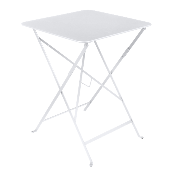 Bistro Outdoor Folding Table Square 57 x 57cm By Fermob in Cotton White