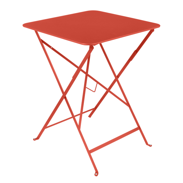 Bistro Outdoor Folding Table Square 57 x 57cm By Fermob in Capucine