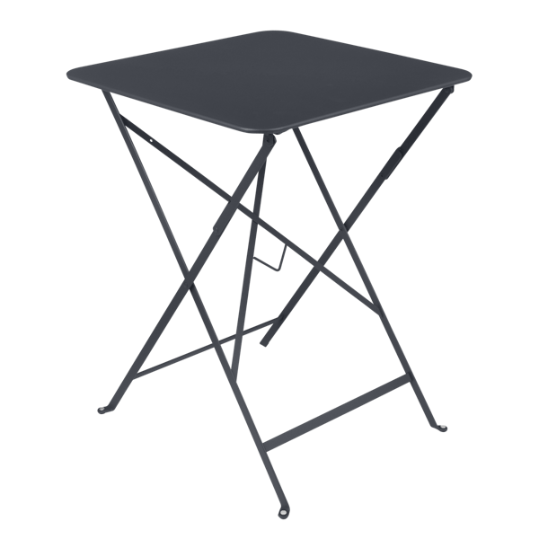 Bistro Outdoor Folding Table Square 57 x 57cm By Fermob in Anthracite
