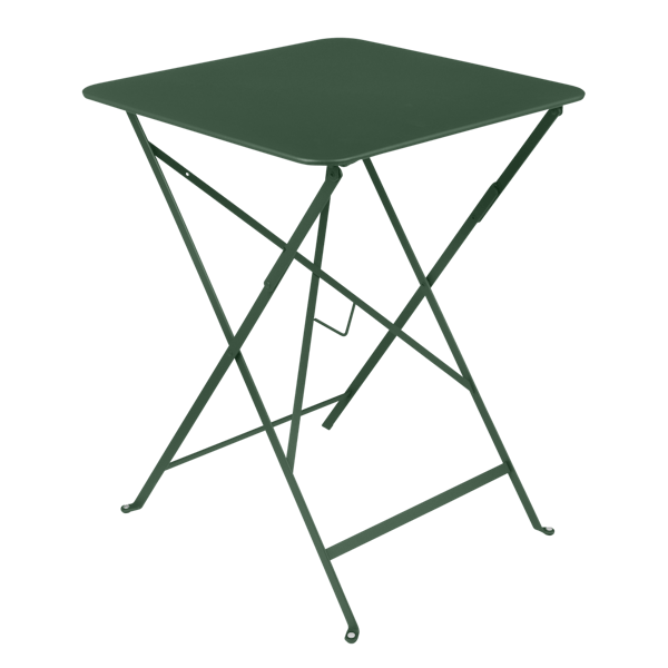 Bistro Outdoor Folding Table Square 57 x 57cm By Fermob in Cedar Green
