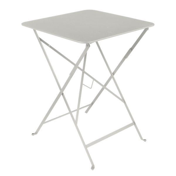 Bistro Outdoor Folding Table Square 57 x 57cm By Fermob in Clay Grey