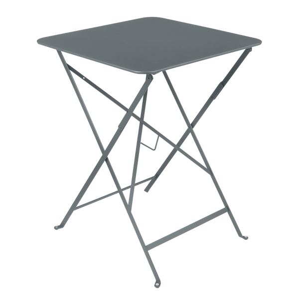 Bistro Outdoor Folding Table Square 57 x 57cm By Fermob in Storm Grey
