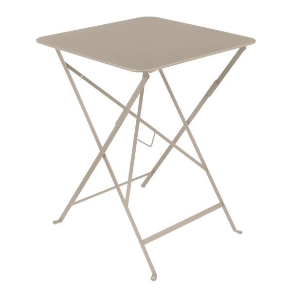 Bistro Outdoor Folding Table Square 57 x 57cm By Fermob in Nutmeg