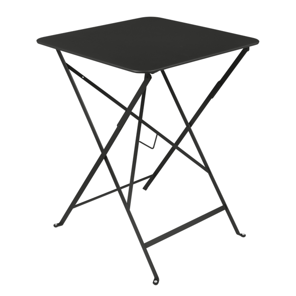 Bistro Outdoor Folding Table Square 57 x 57cm By Fermob in Liquorice