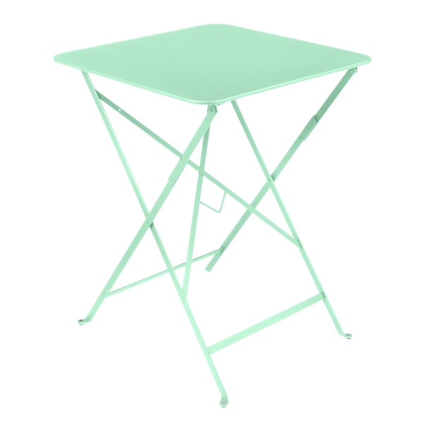 Bistro Outdoor Folding Table Square 57 x 57cm By Fermob in Opaline Green