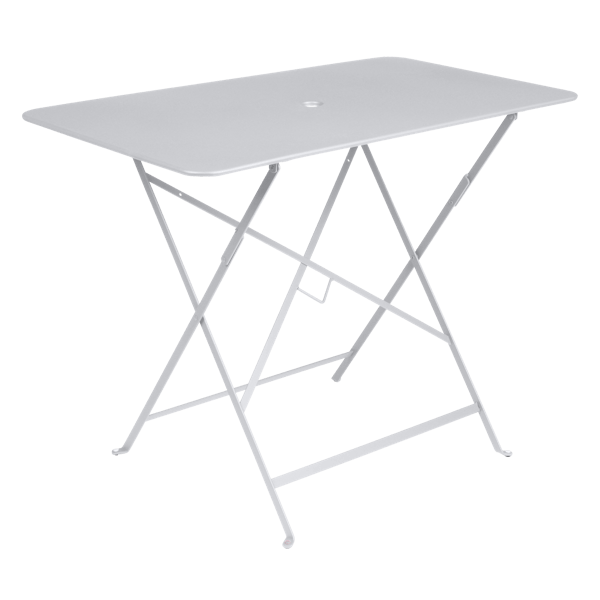 Bistro Outdoor Folding Table Rectangle 97 x 57cm By Fermob in Cotton White