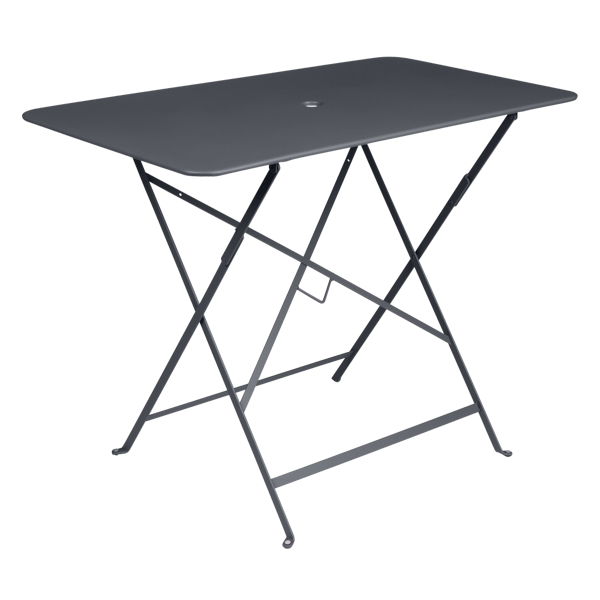 Bistro Outdoor Folding Table Rectangle 97 x 57cm By Fermob in Anthracite