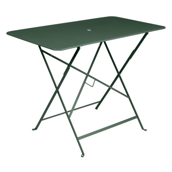 Bistro Outdoor Folding Table Rectangle 97 x 57cm By Fermob in Cedar Green