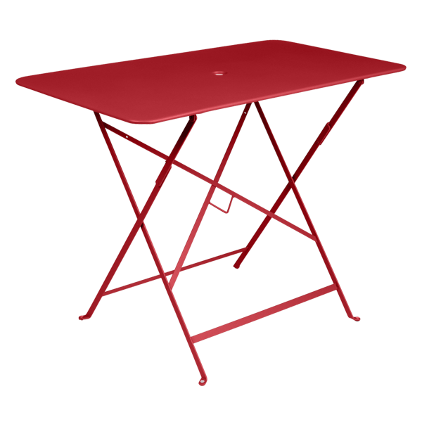 Bistro Outdoor Folding Table Rectangle 97 x 57cm By Fermob in Poppy