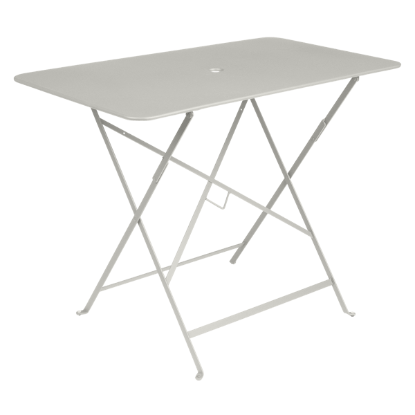 Bistro Outdoor Folding Table Rectangle 97 x 57cm By Fermob in Clay Grey