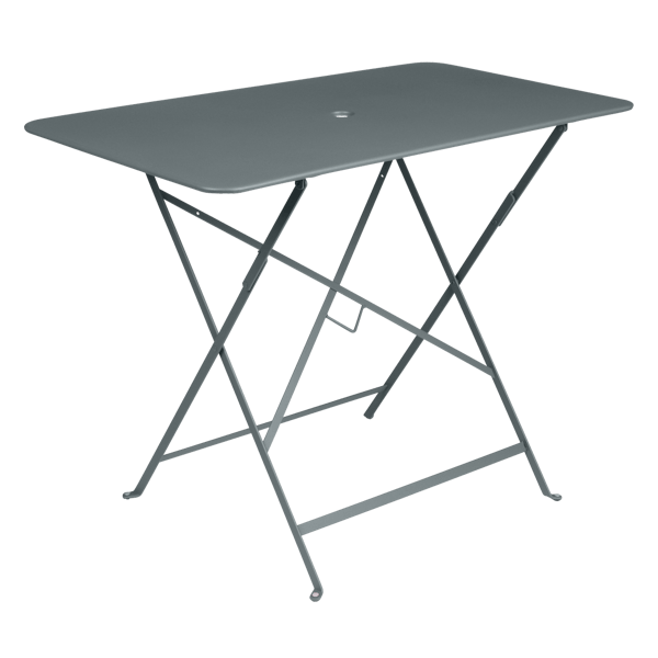 Bistro Outdoor Folding Table Rectangle 97 x 57cm By Fermob in Storm Grey