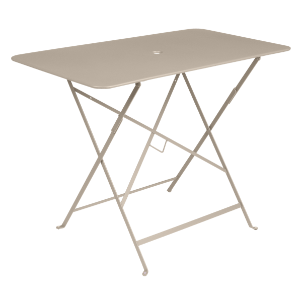 Bistro Outdoor Folding Table Rectangle 97 x 57cm By Fermob in Nutmeg