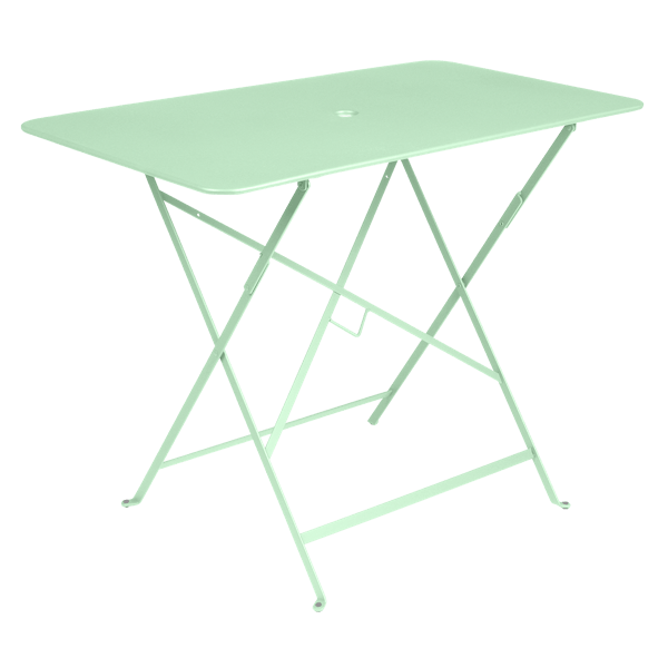 Bistro Outdoor Folding Table Rectangle 97 x 57cm By Fermob in Opaline Green
