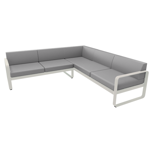Bellevie Outdoor Modular Composition 2A By Fermob in Clay Grey