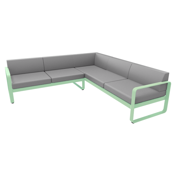 Bellevie Outdoor Modular Composition 2A By Fermob in Opaline Green