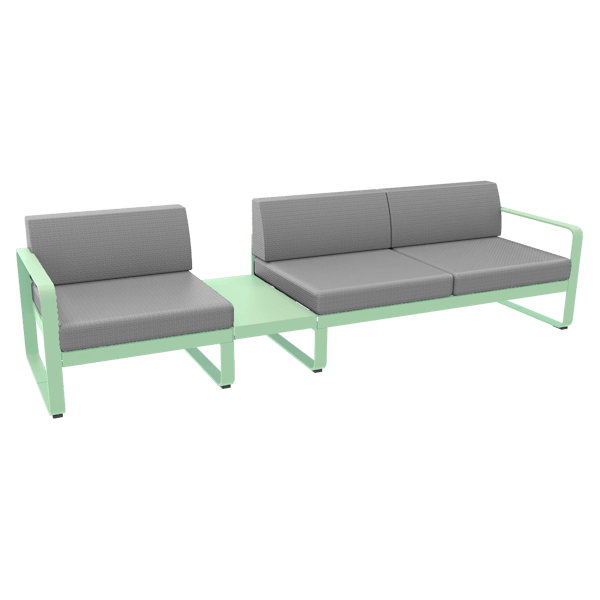 Bellevie Outdoor Modular Composition 1A By Fermob in Opaline Green