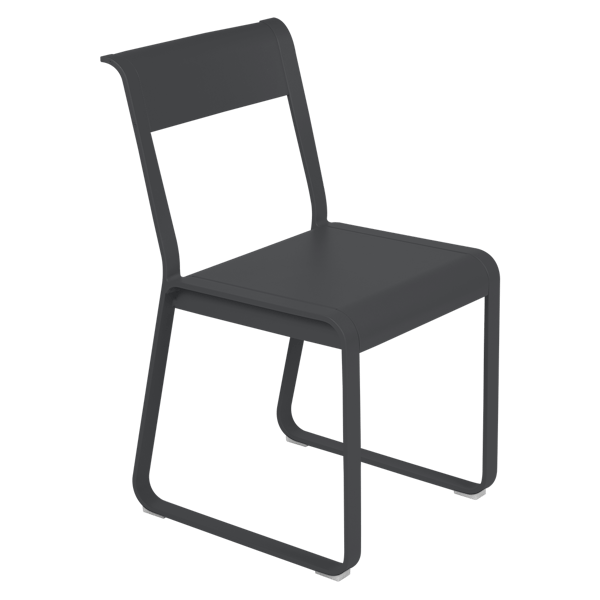 Bellevie Outdoor Dining Chair By Fermob in Anthracite
