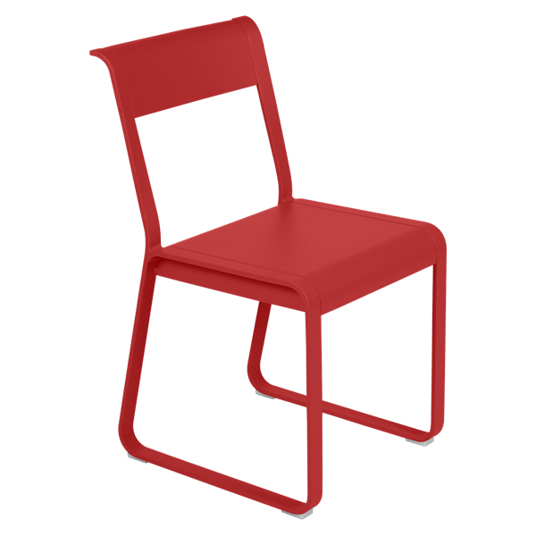 Bellevie Outdoor Dining Chair By Fermob in Poppy
