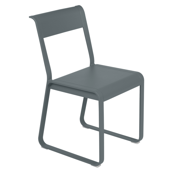 Bellevie Outdoor Dining Chair By Fermob in Storm Grey