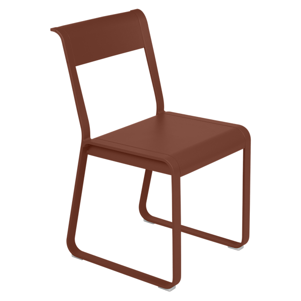 Bellevie Outdoor Dining Chair By Fermob in Red Ochre