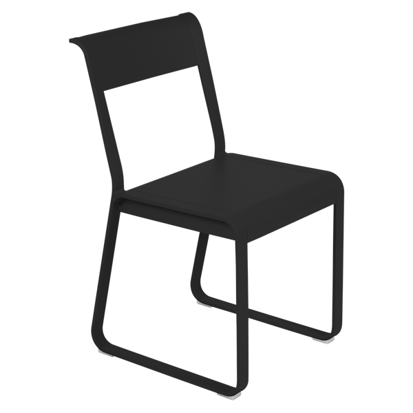 Bellevie Outdoor Dining Chair By Fermob in Liquorice