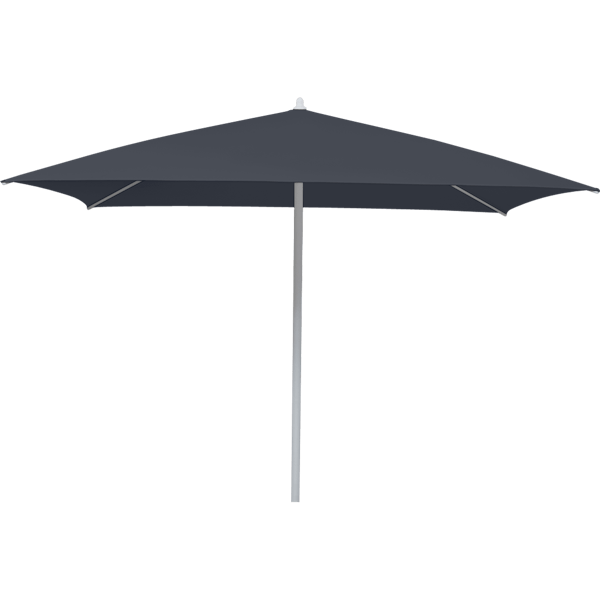 Paxi Outdoor Square Umbrella 200cm by Fermob in V Granite