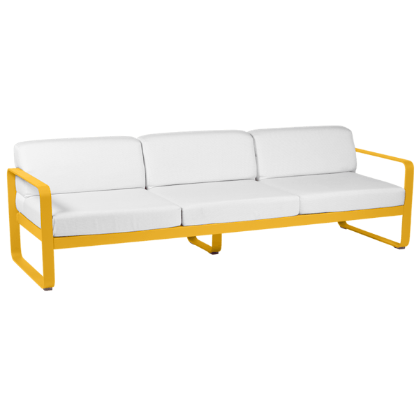 Bellevie 3 Seater Outdoor Sofa By Fermob in Honey 2023