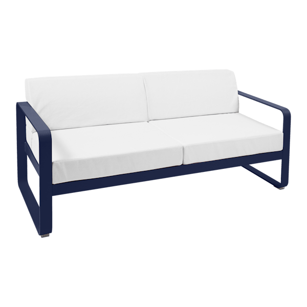 Bellevie 2 Seater Outdoor Sofa By Fermob in Deep Blue