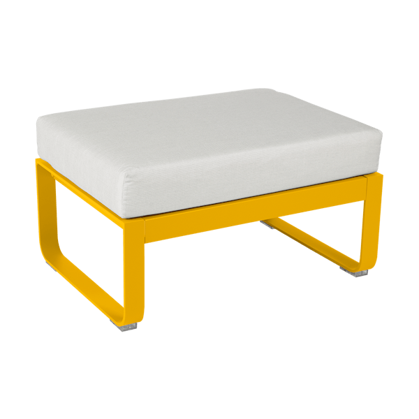 Bellevie Outdoor Modular 1 Seater Ottoman By Fermob in Honey OLD