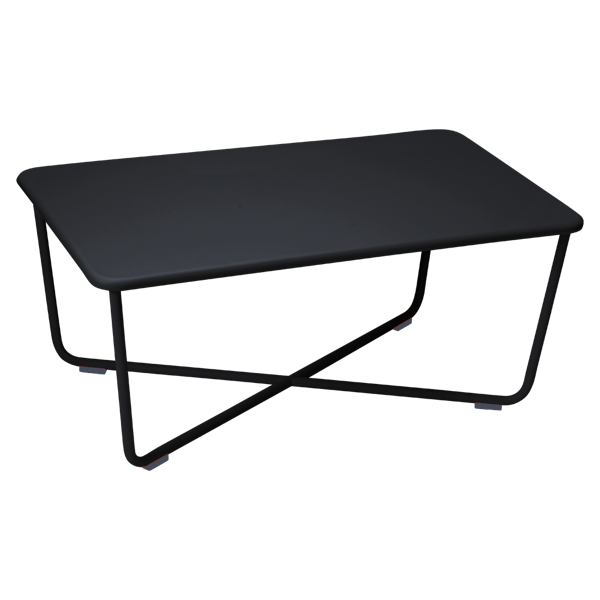 Croisette Outdoor Low Coffee Table By Fermob in Liquorice