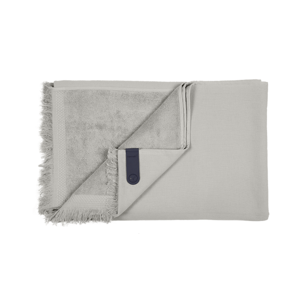 Colour Mix Fouta Towel By Fermob in Pebble Grey