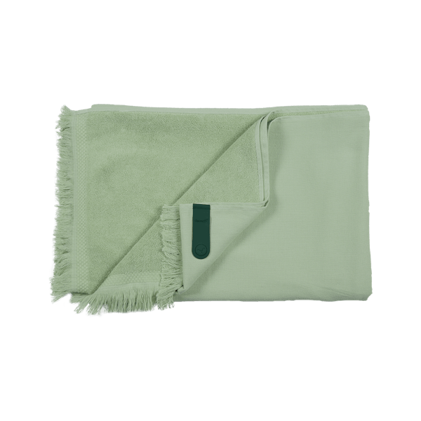 Colour Mix Fouta Towel By Fermob in Olive