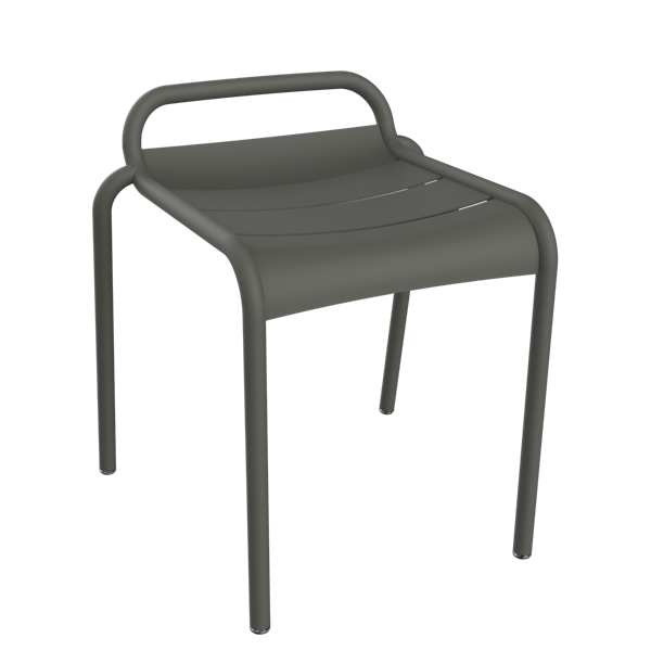 Luxembourg Outdoor Dining Stool By Fermob in Rosemary