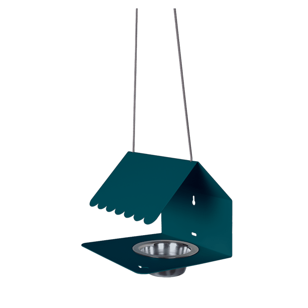 Picoti Hanging Bird Feeder By Fermob in Acapulco Blue