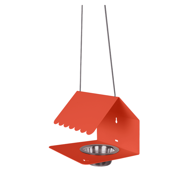 Picoti Hanging Bird Feeder By Fermob in Capucine