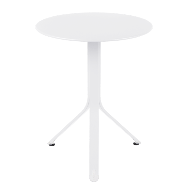 Rest'o Cafe Outdoor Round Table 60cm By Fermob in Cotton White