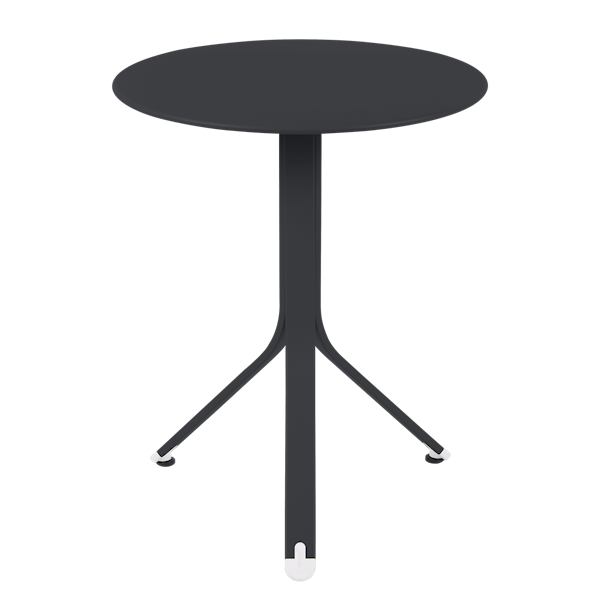 Rest'o Cafe Outdoor Round Table 60cm By Fermob in Anthracite