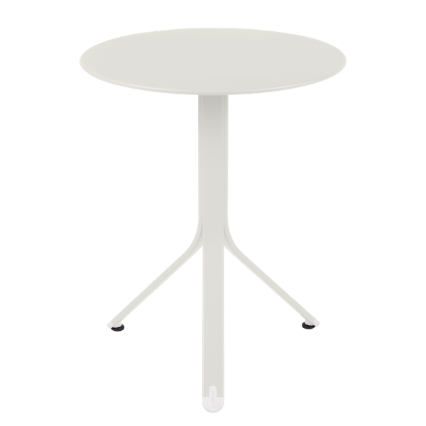 Rest'o Cafe Outdoor Round Table 60cm By Fermob in Clay Grey