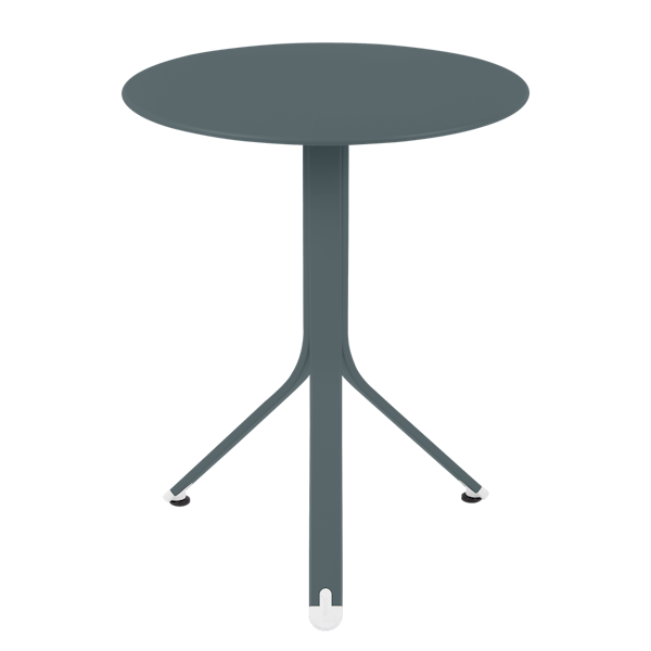 Rest'o Cafe Outdoor Round Table 60cm By Fermob in Storm Grey
