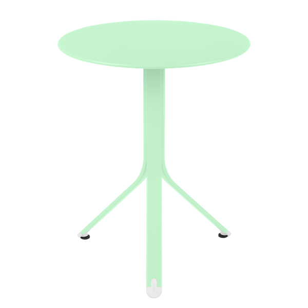 Rest'o Cafe Outdoor Round Table 60cm By Fermob in Opaline Green