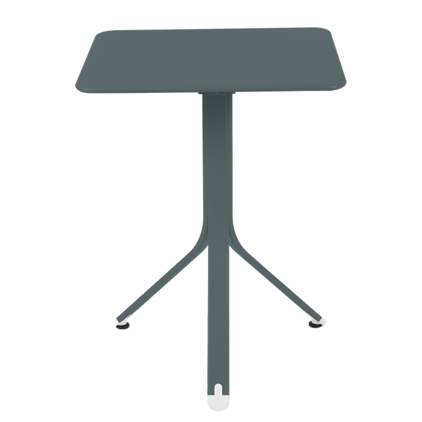 Rest'o Cafe Outdoor Square Table 57 x 57cm By Fermob in Storm Grey