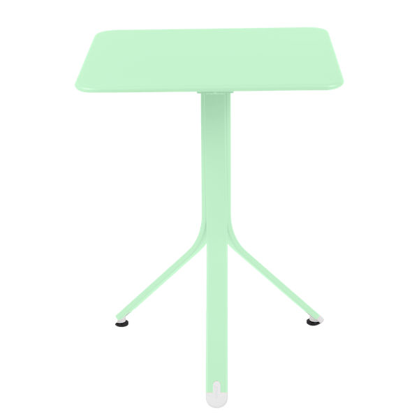 Rest'o Cafe Outdoor Square Table 57 x 57cm By Fermob in Opaline Green