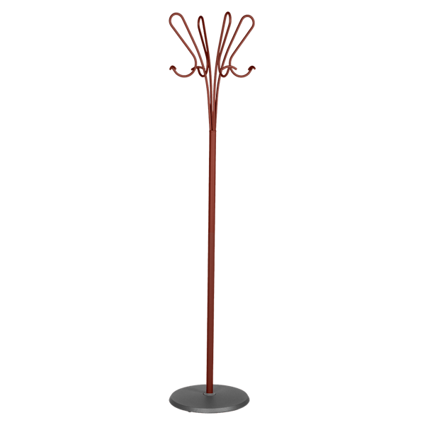 Accroche Coeurs Coat Stand By Fermob in Red Ochre