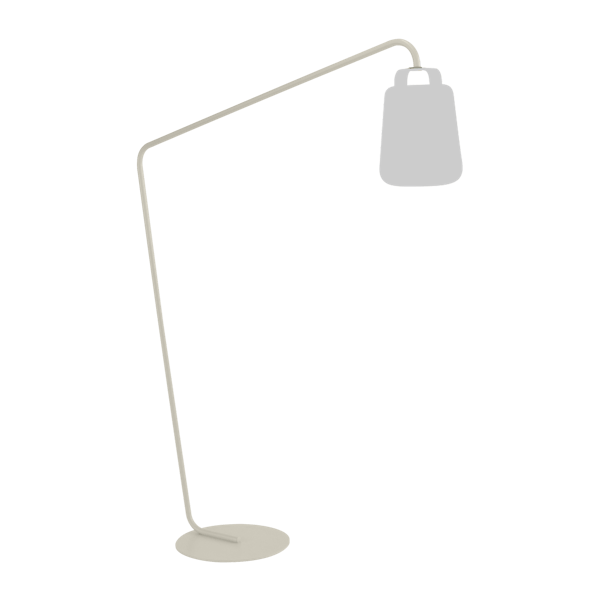 Balad Outdoor Lamp Offset Stand By Fermob in Clay Grey
